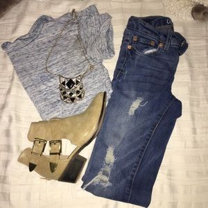 Aeropostale distressed jeans